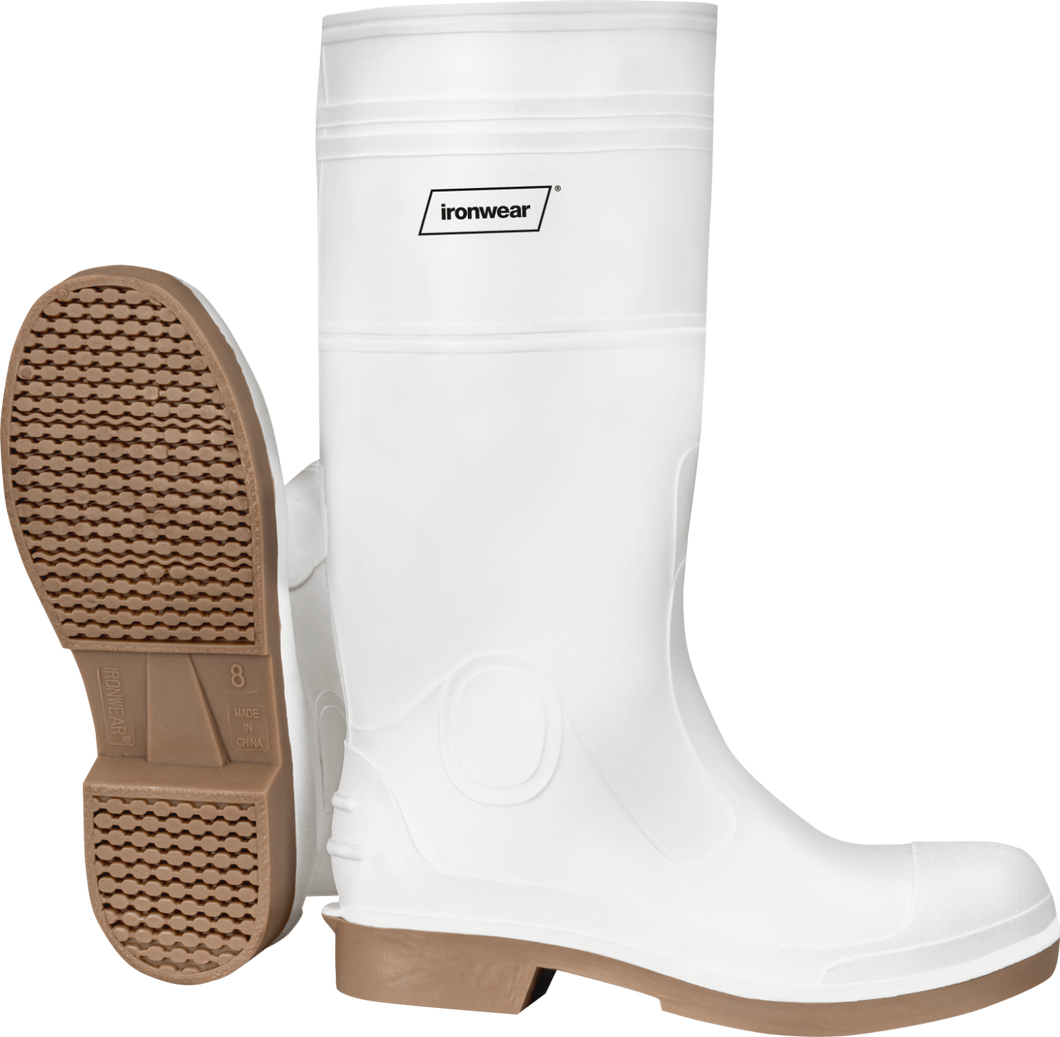 Ironwear White Size 10 Over-The Sock Boot