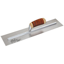 Load image into Gallery viewer, Elite Series Five Star™ 16&quot; x 4&quot; Carbon Steel Cement Trowel with Leather Handle
